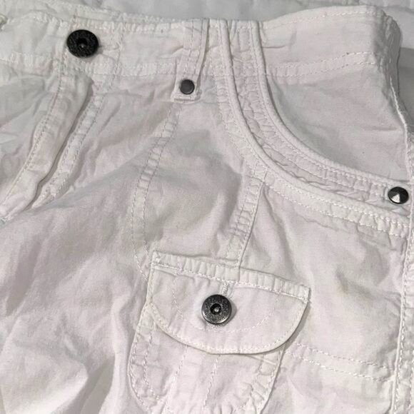 Style & Co. Womens White Cotton Blend Capri Pants Size 10 - Picture 2 of 7